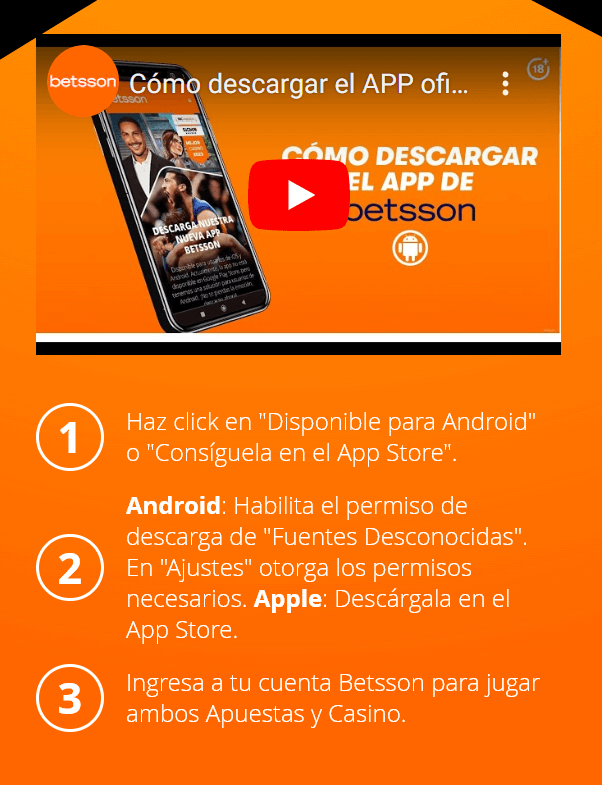 ¿Cómo instalar la aplicación android bettson?